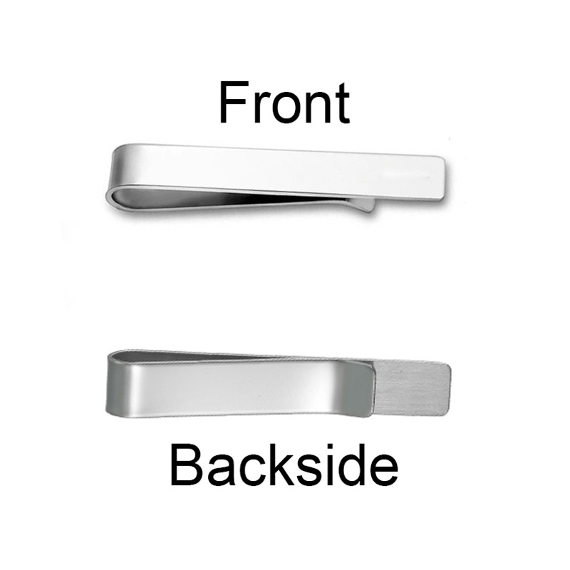 Stainless Steel Engraved Name  – Tie Bar Set Gift recenzja i cena
