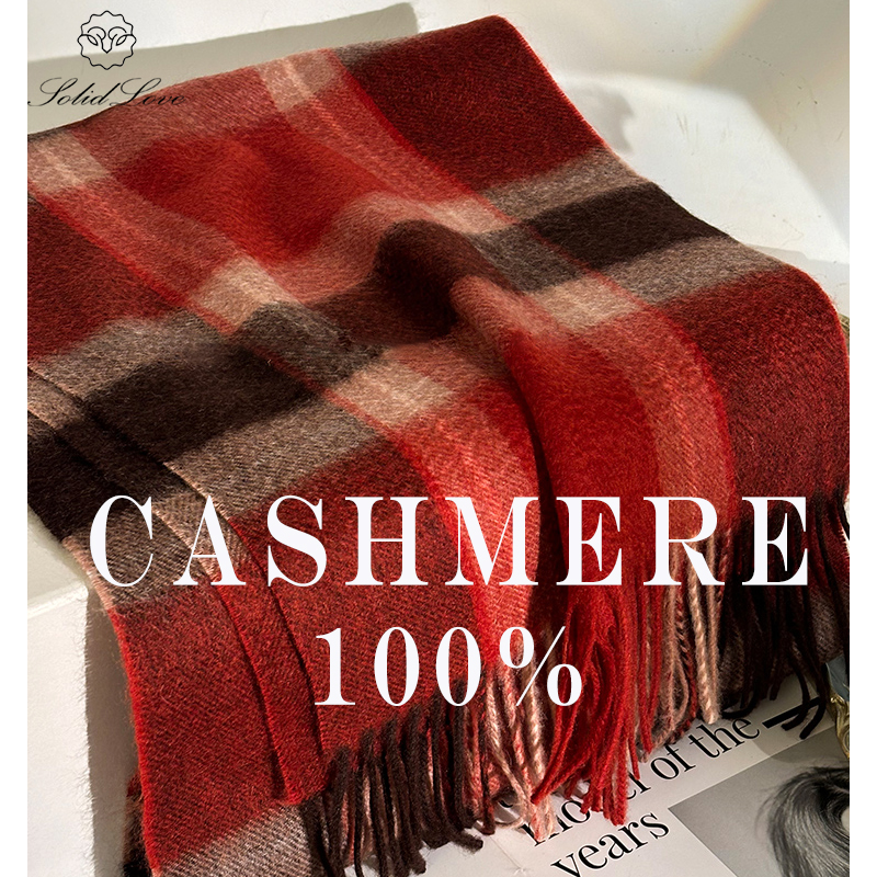 100% Cashmere Scarf   Plaid  W – Muffler Men Wool recenzja i cena