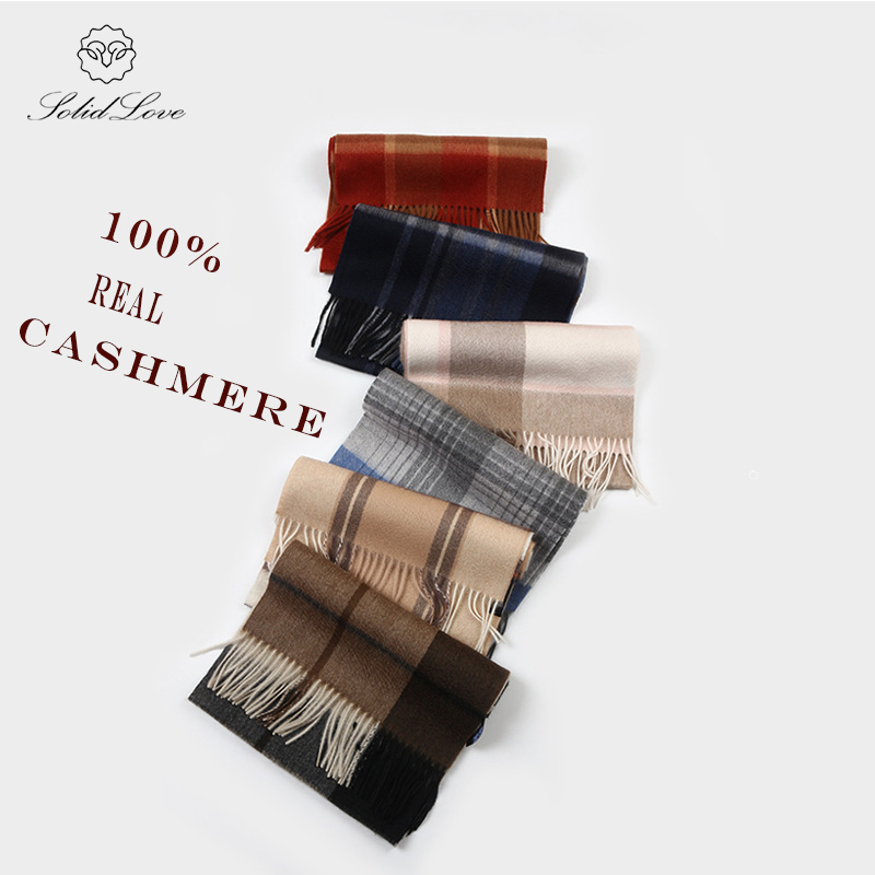 100% Cashmere Scarf   Plaid  W – Muffler Men Wool recenzja i cena