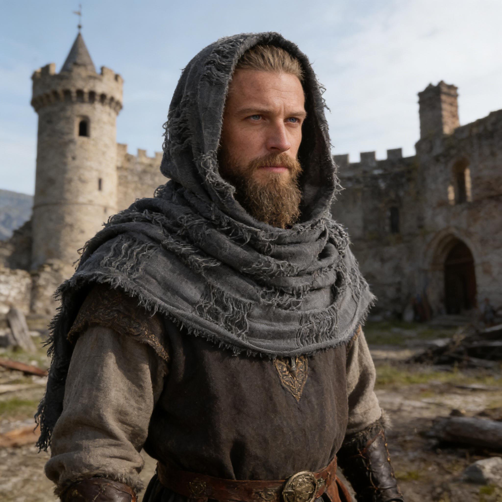 Medieval Hooded Cape Shaman Ni – Bandana Cotton recenzja i cena
