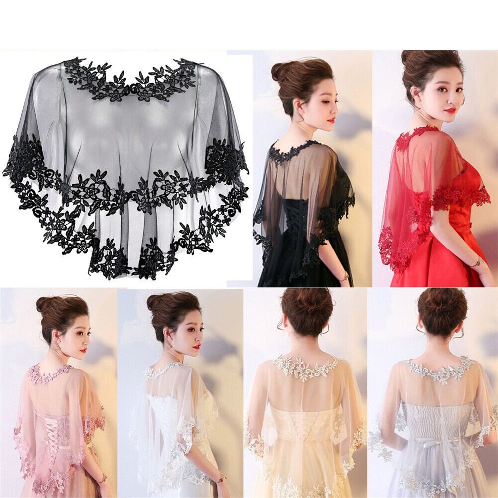 Fashion Lace Short Sleeve Shru – Stole Wedding Shawl recenzja i cena