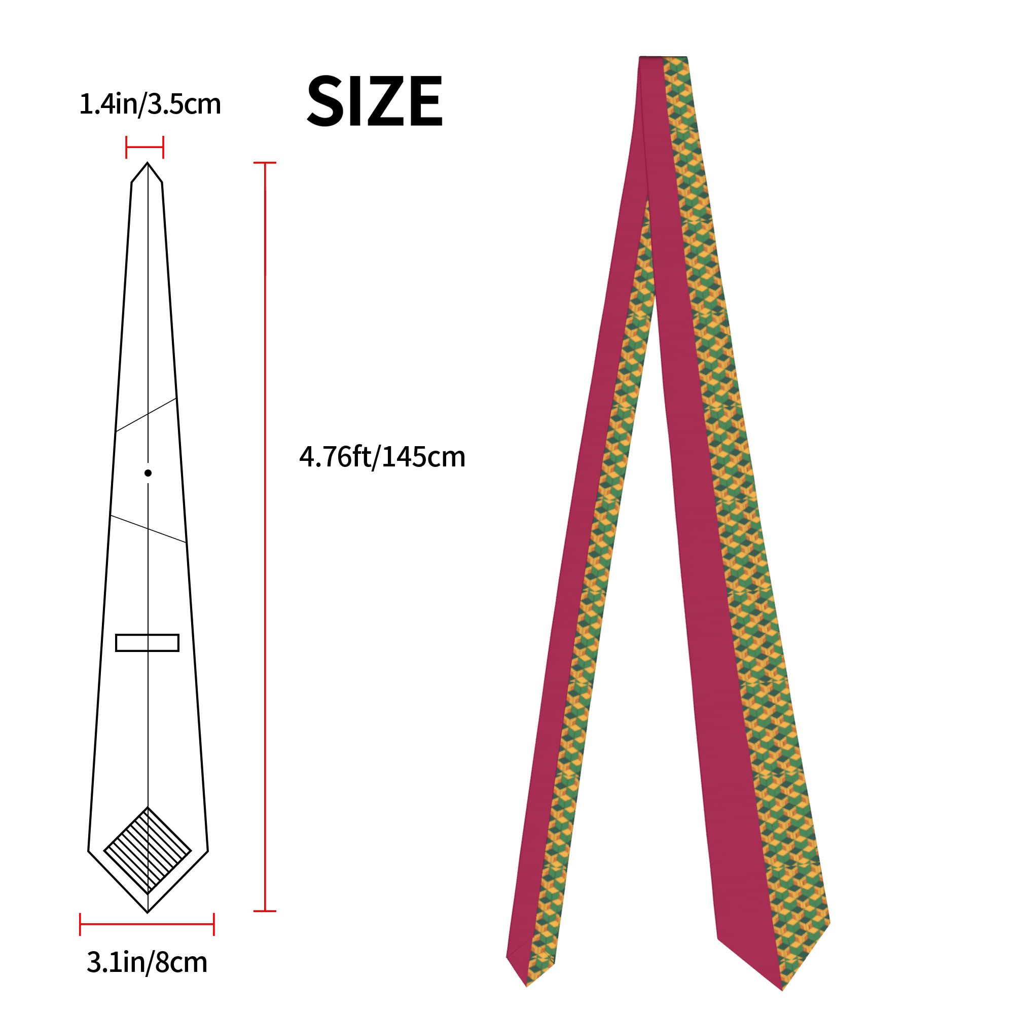 Demon Slayer Neckties Skinny 8 – Skinny Tie Men recenzja i cena