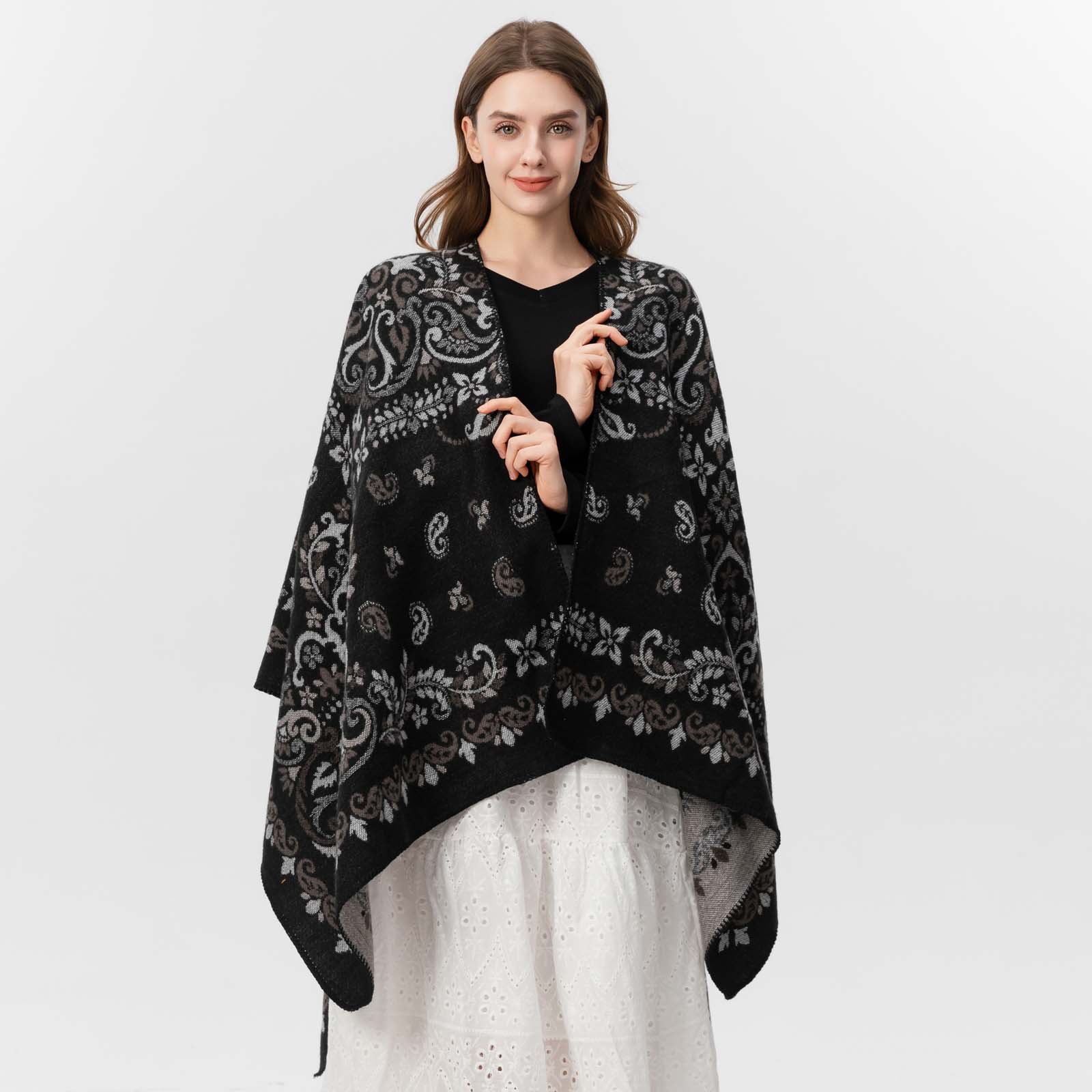 Luxury Women's Cashmere Scarf  – Stole Wedding Shawl recenzja i cena