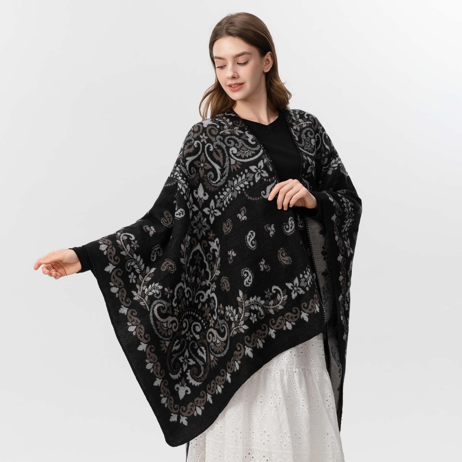 Luxury Women's Cashmere Scarf  – Stole Wedding Shawl recenzja i cena