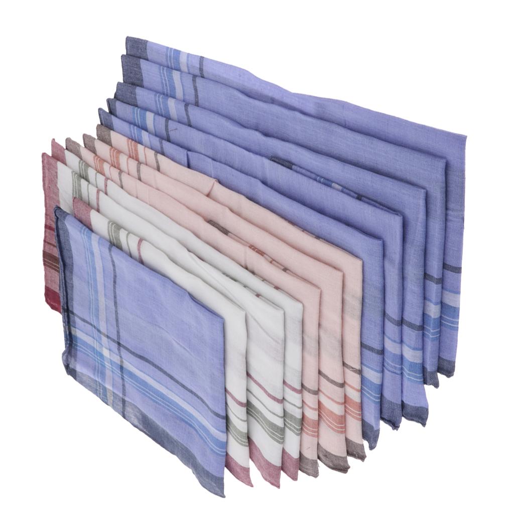 12 Pieces Men Assorted Cotton  – Handkerchief Cotton Men recenzja i cena