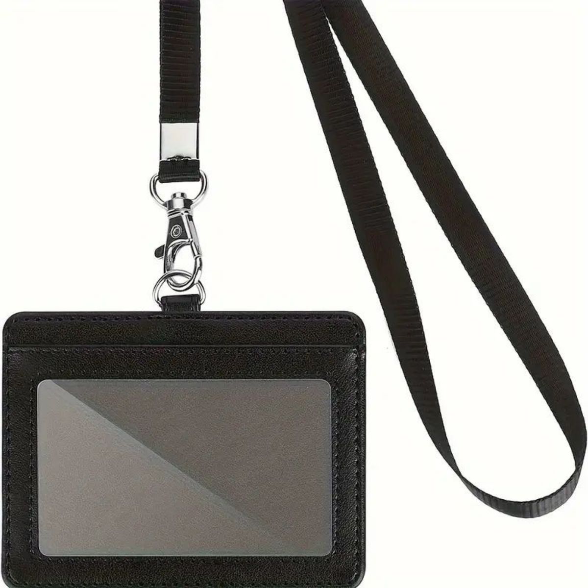 1 pc Horizontal ID badge holde – Lanyard Badge Holder recenzja i cena
