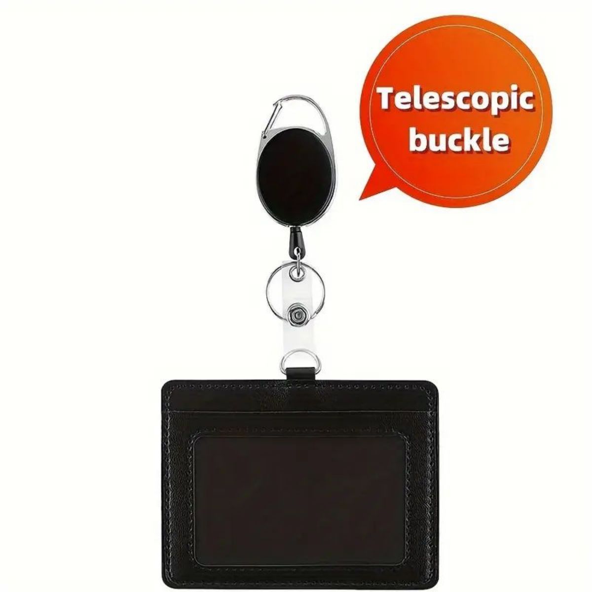 1 pc Horizontal ID badge holde – Lanyard Badge Holder recenzja i cena