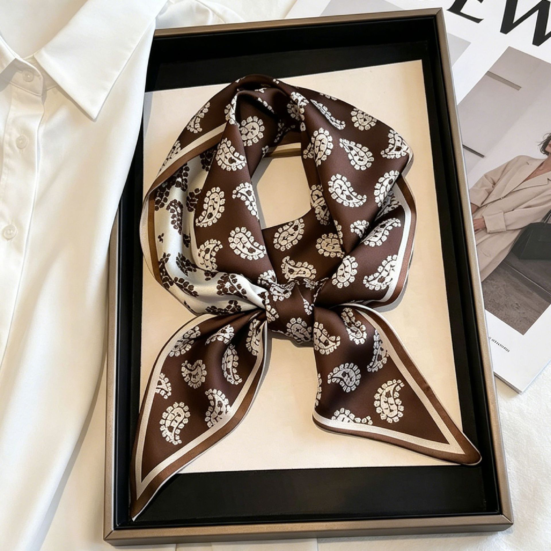 Luxury Long Neckerchief Skinny – Face Scarf Mask recenzja i cena
