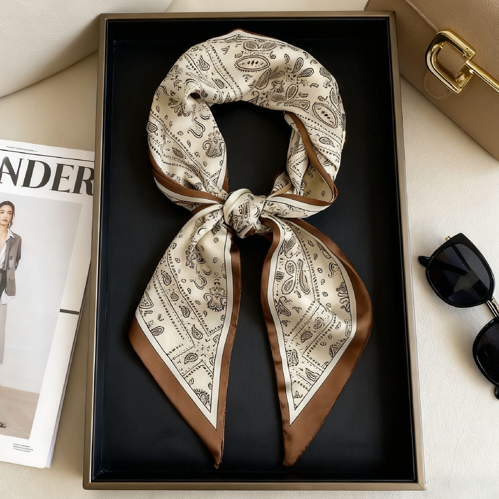 Luxury Long Neckerchief Skinny – Face Scarf Mask recenzja i cena