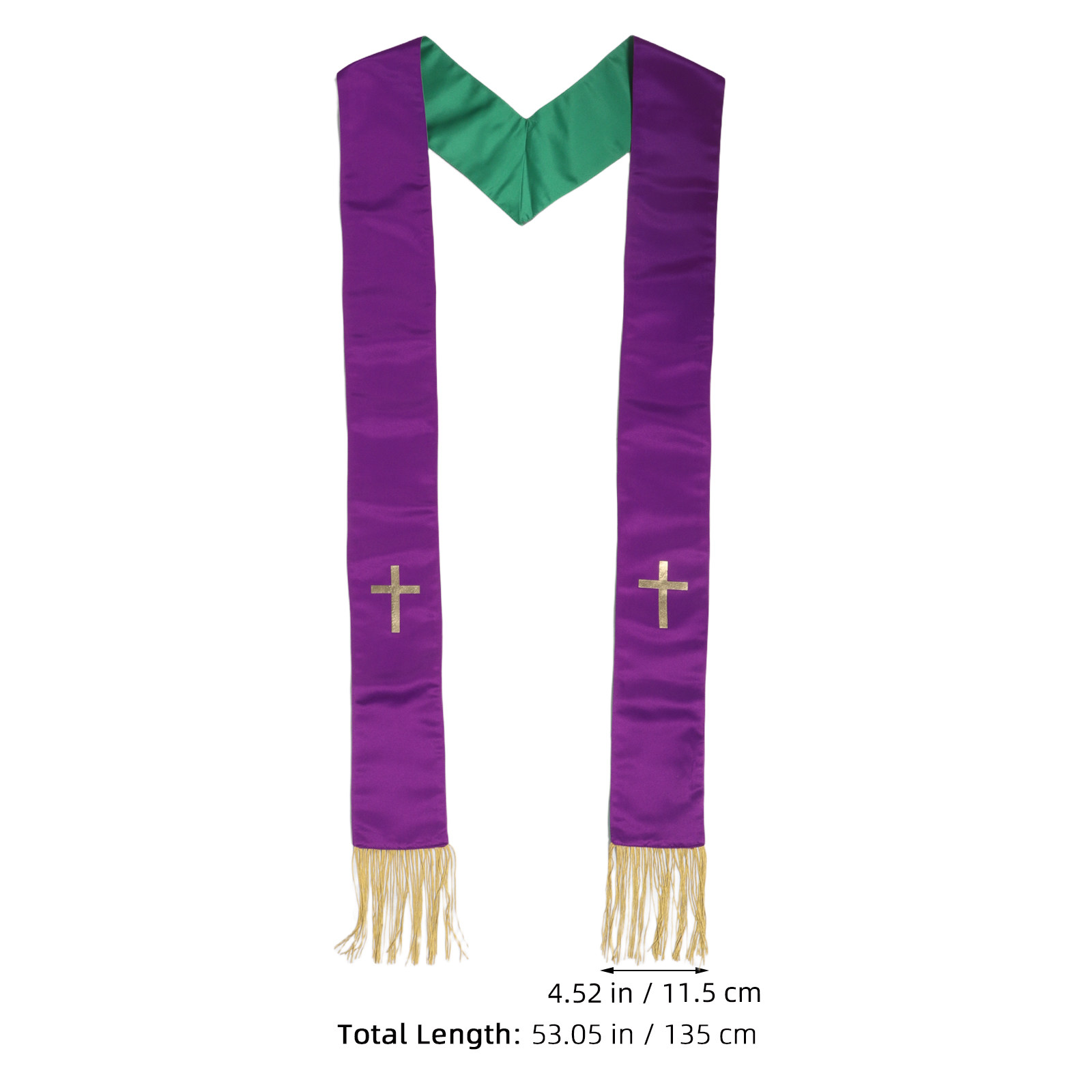 Reversible Embroidered Pastor  – Stole Wedding Shawl recenzja i cena