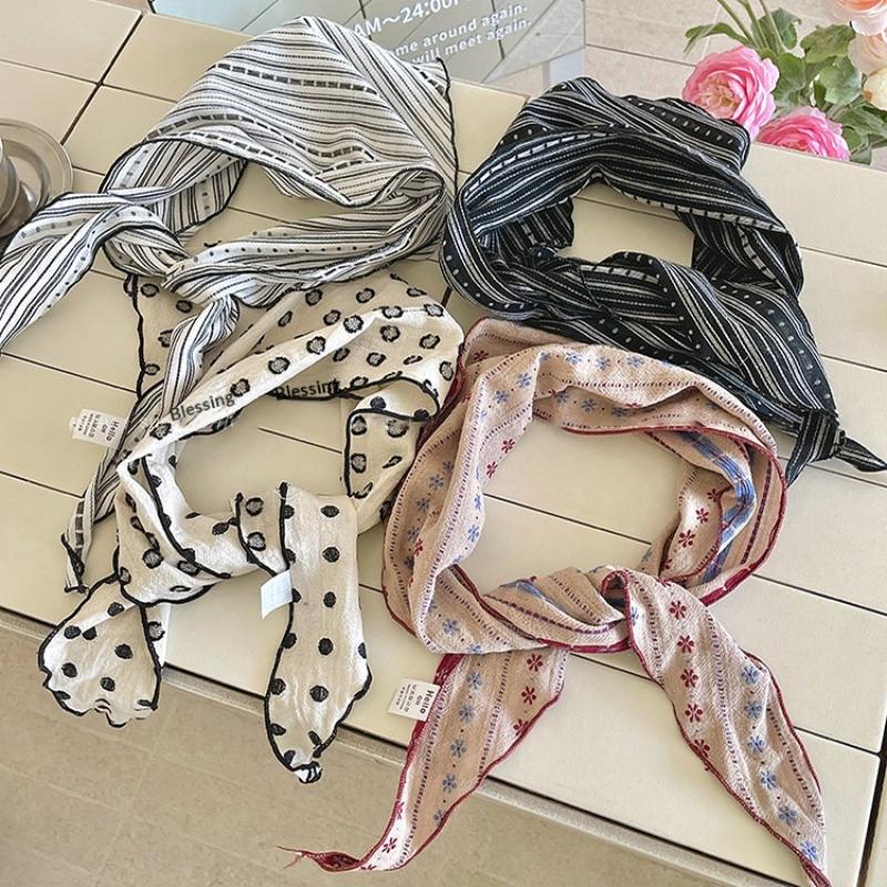 *1Pcs Soft Cotton Linen Triang – Bandana Cotton recenzja i cena
