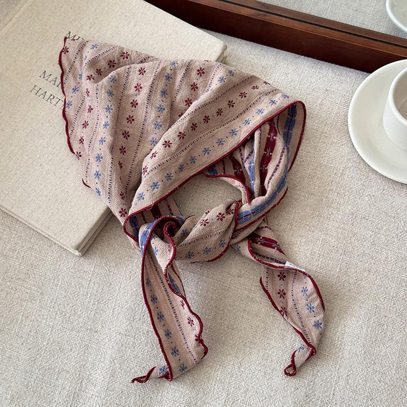 *1Pcs Soft Cotton Linen Triang – Bandana Cotton recenzja i cena