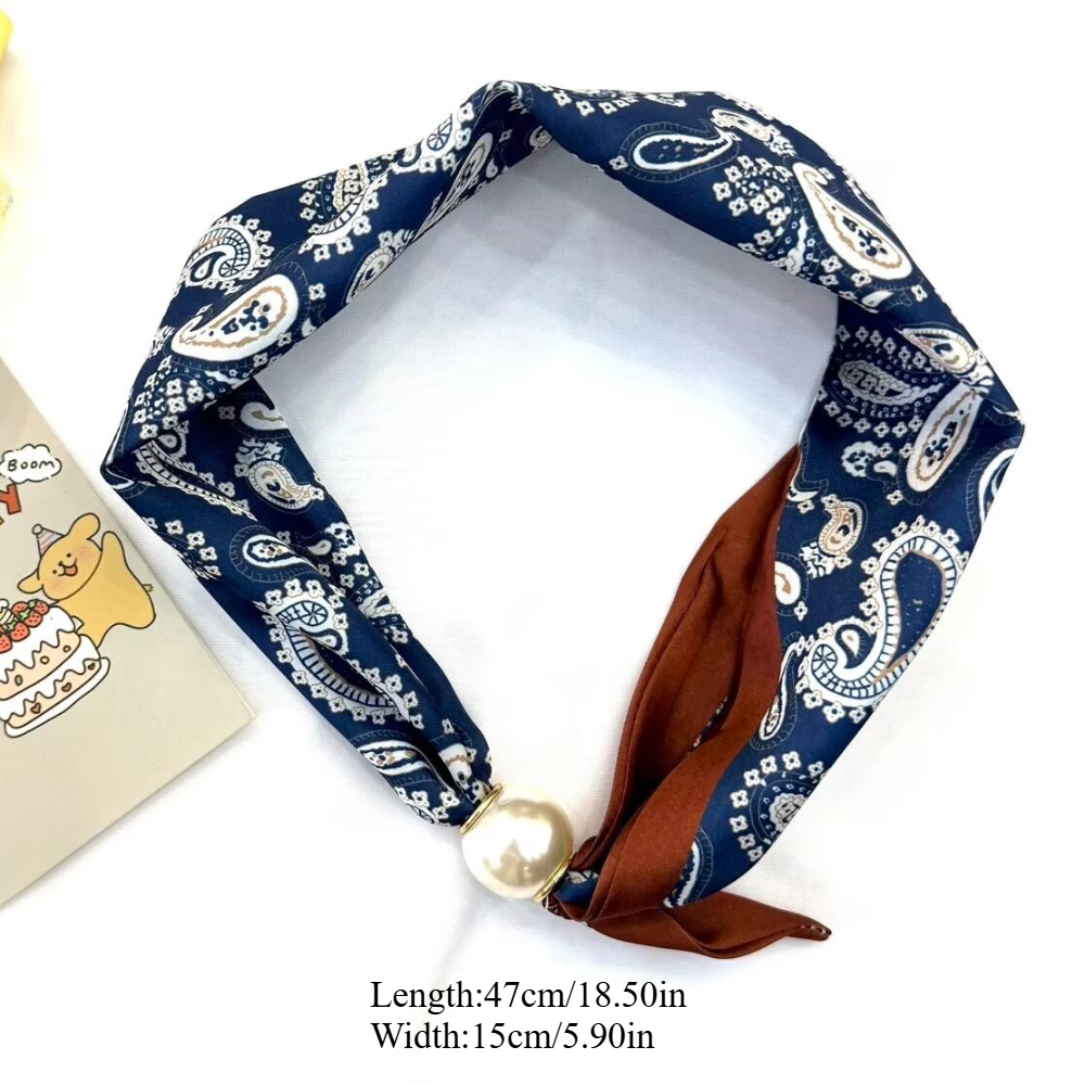 1 Women's Vintage Printed Sati – Face Scarf Mask recenzja i cena