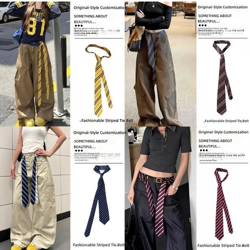 2026 South Korea Dongdaemun St – Silk Tie Striped recenzja i cena