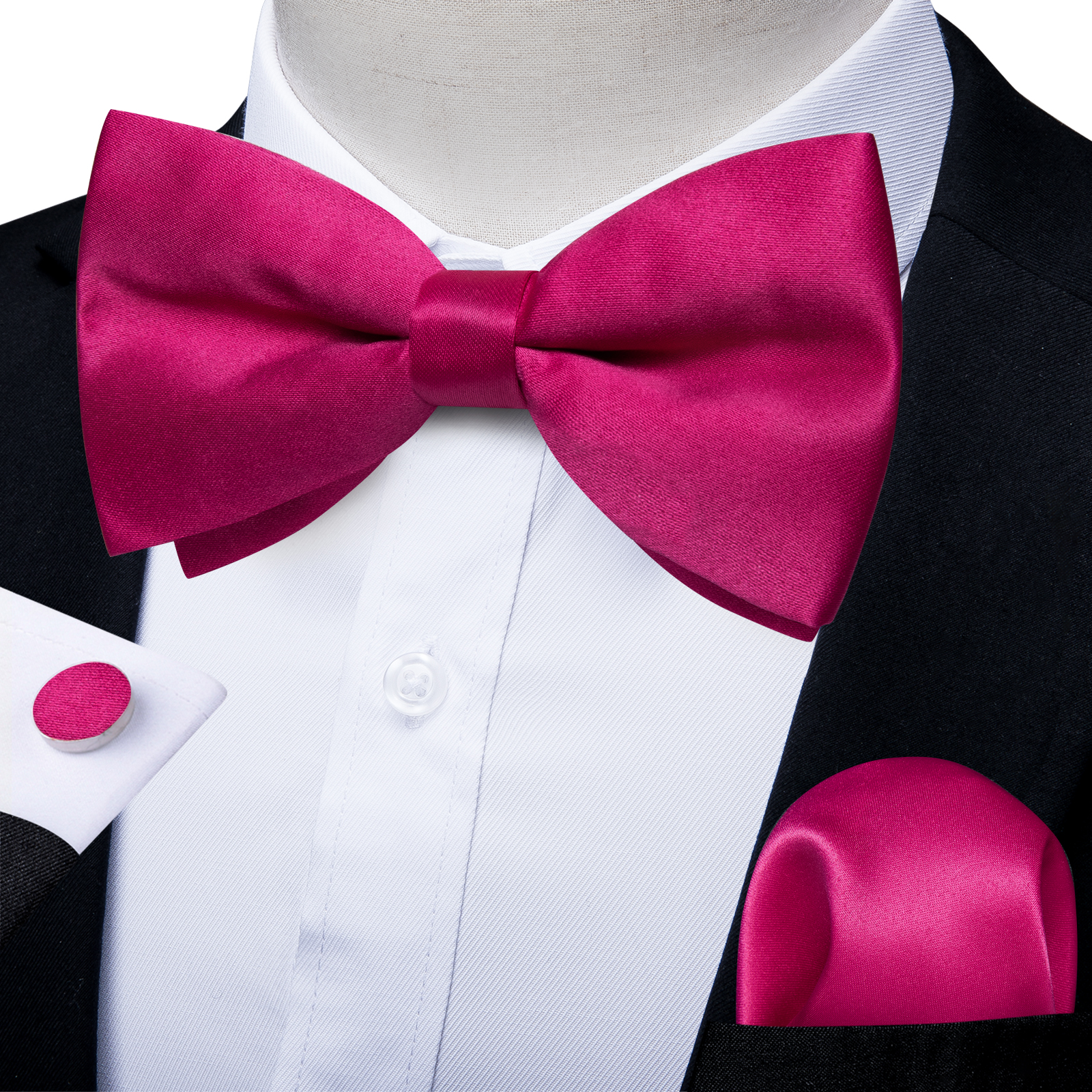 Men's Solid Pre-tied Bowtie Ro – Bow Tie Pre Tied recenzja i cena