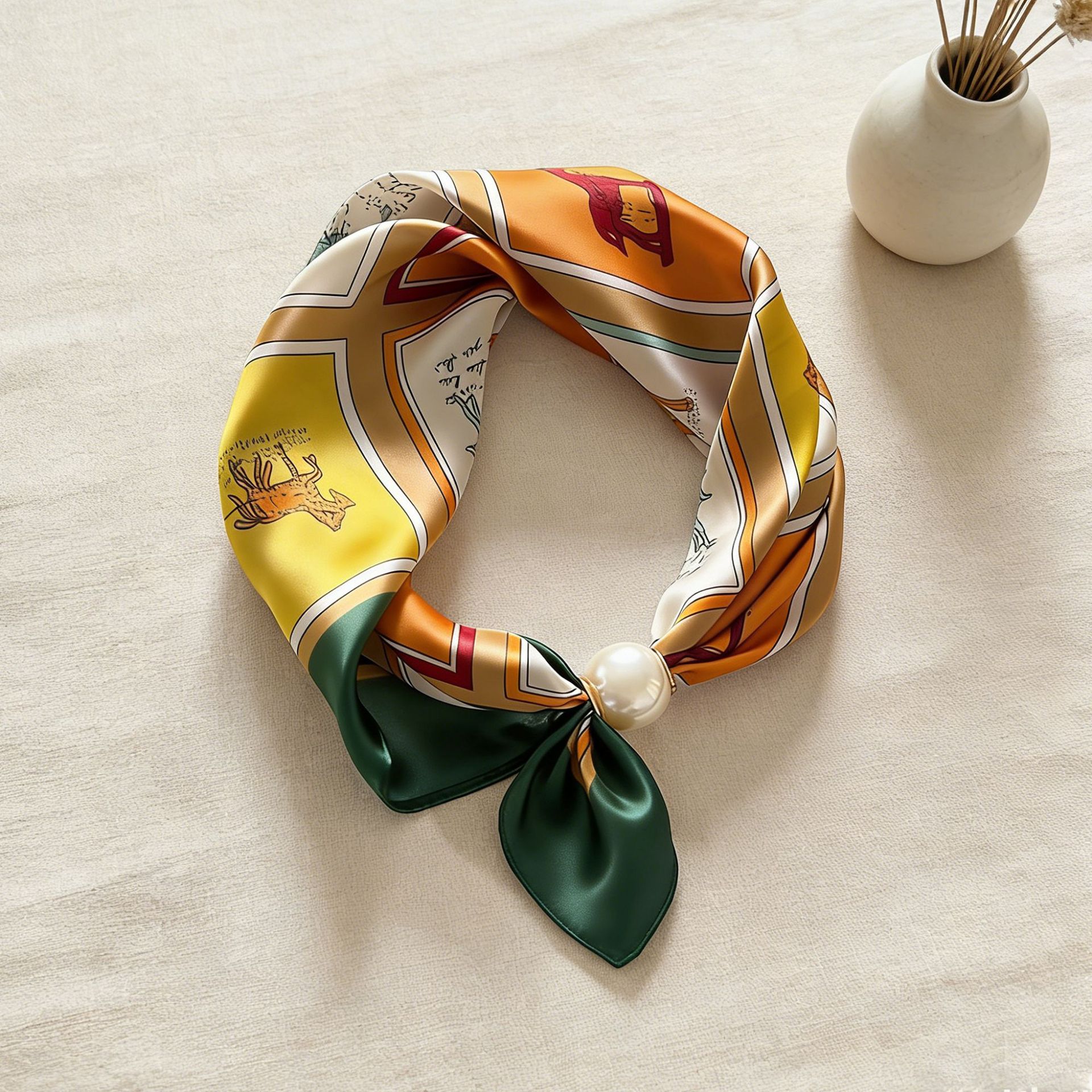 Scarf Chain Silk Lazy Magnetic – Face Scarf Mask recenzja i cena