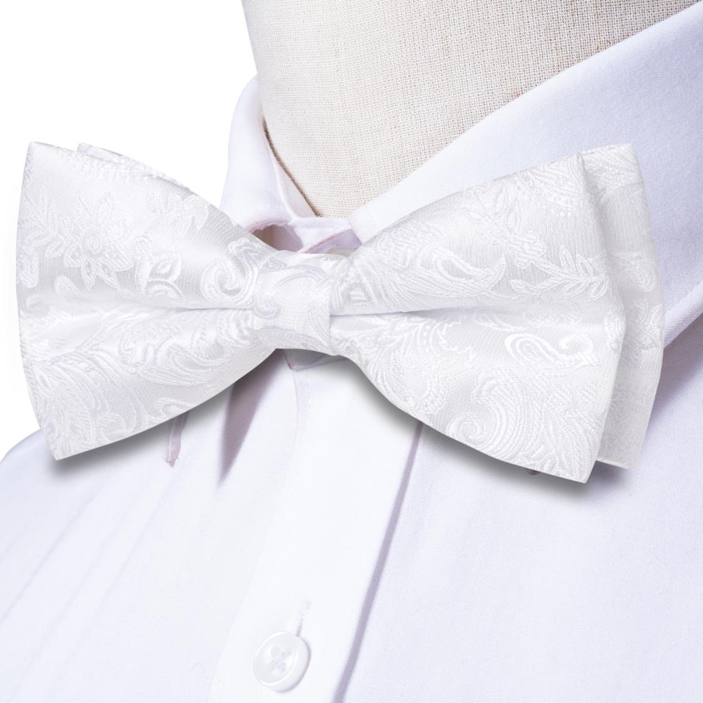Hi-Tie Mens Bow Tie Hanky Cuff – Bow Tie Pre Tied recenzja i cena
