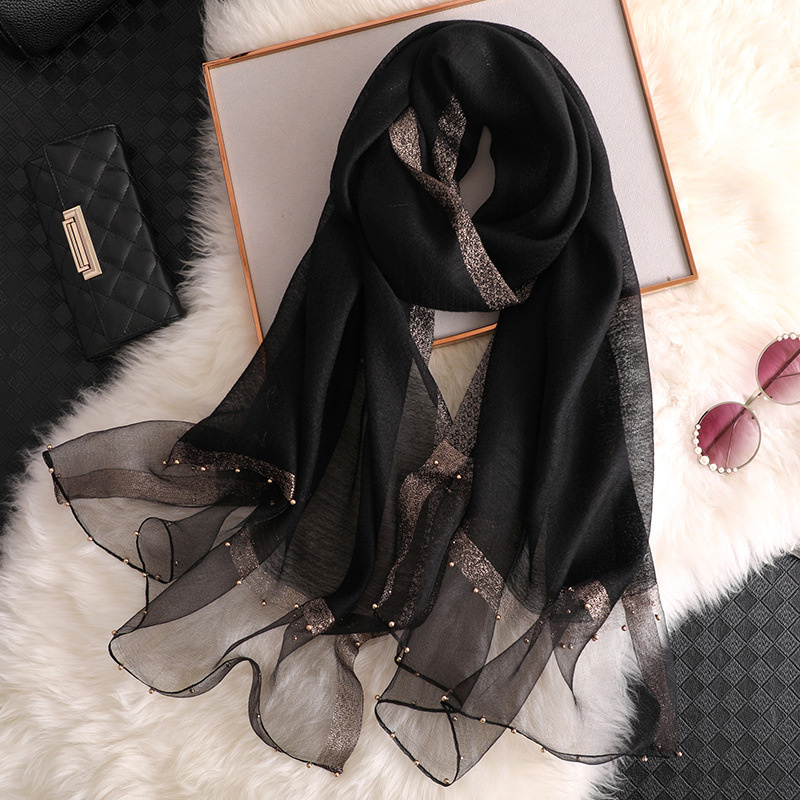 2024 Luxury 100% Silk Shawl Sc – Scarf Silk Square recenzja i cena