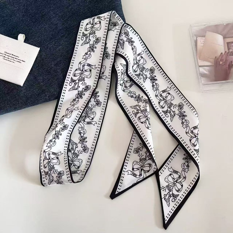 Black White Double Sided Paisl – Ascot Neck Scarf recenzja i cena
