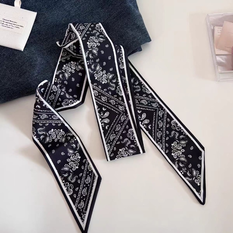 Black White Double Sided Paisl – Ascot Neck Scarf recenzja i cena