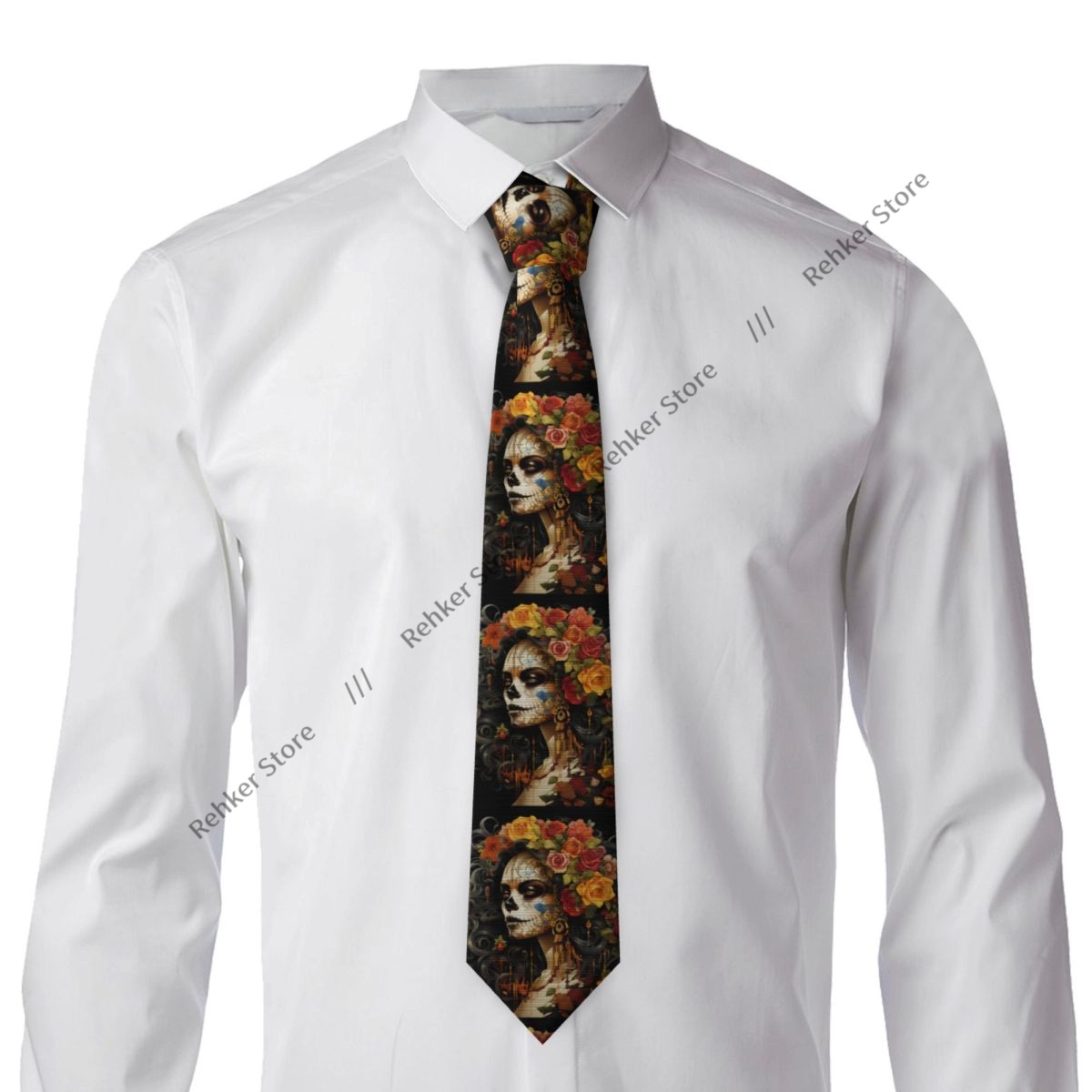 Mens Tie Classic Skinny Day Of – Skinny Tie Men recenzja i cena
