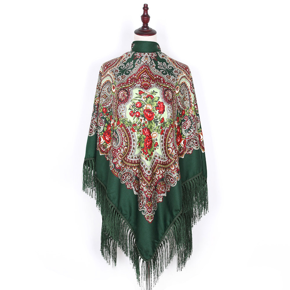 160*160cm Russian Scarf Women  – Bandana Cotton recenzja i cena