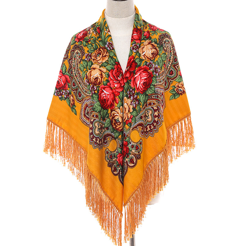 135*135cm Women Russian Style  – Bandana Cotton recenzja i cena