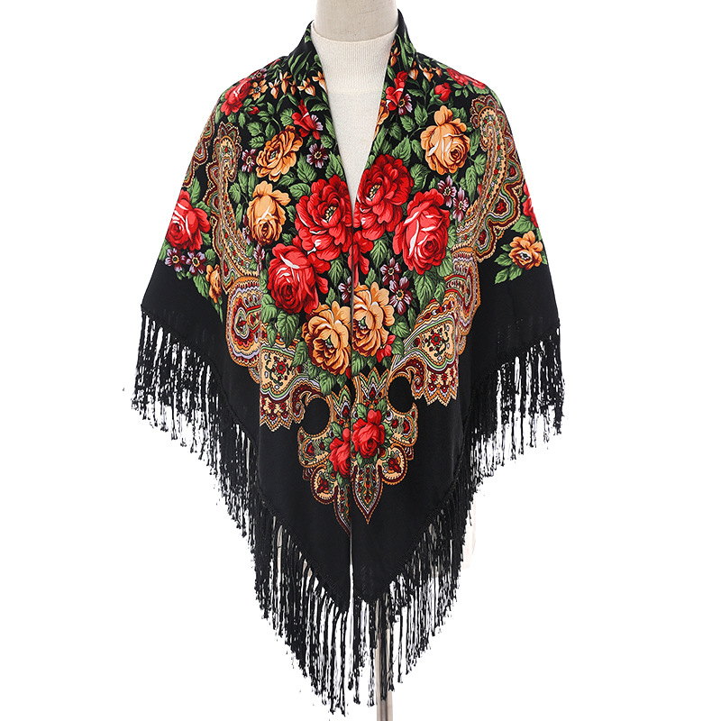 135*135cm Women Russian Style  – Bandana Cotton recenzja i cena