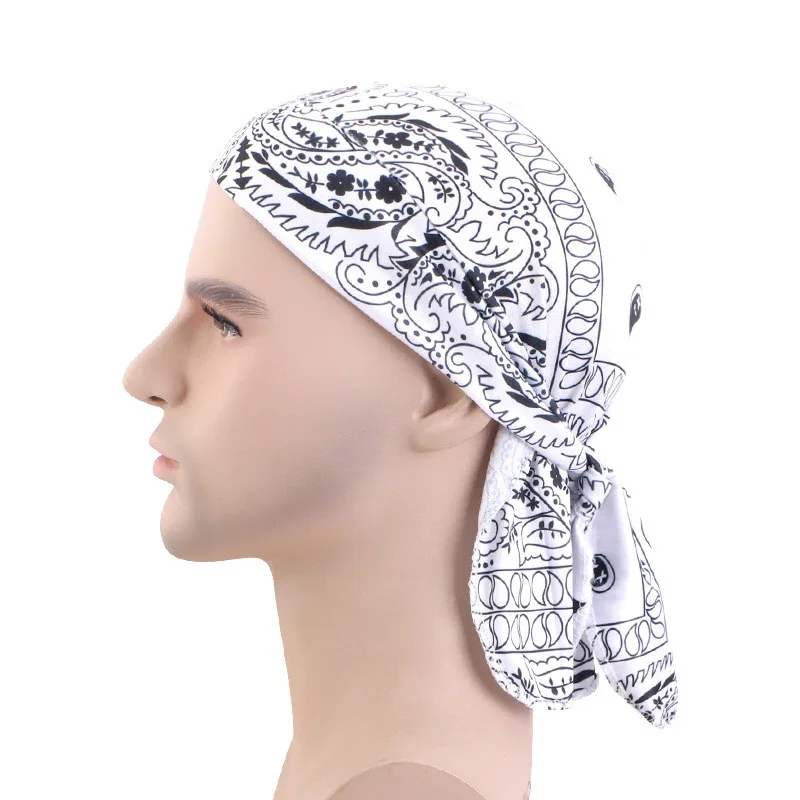 New Men Women Print Durag Du-R – Bandana Doo Rag recenzja i cena