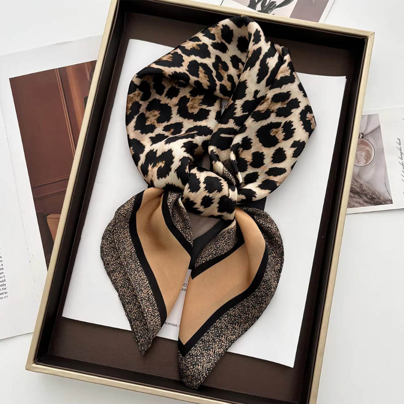 Luxury Leopard Print Female Sa – Face Scarf Mask recenzja i cena
