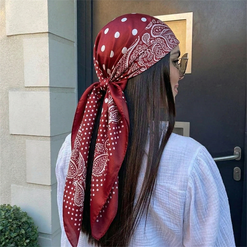 90cm Luxury Brand 2026 Dot Pri – Face Scarf Mask recenzja i cena
