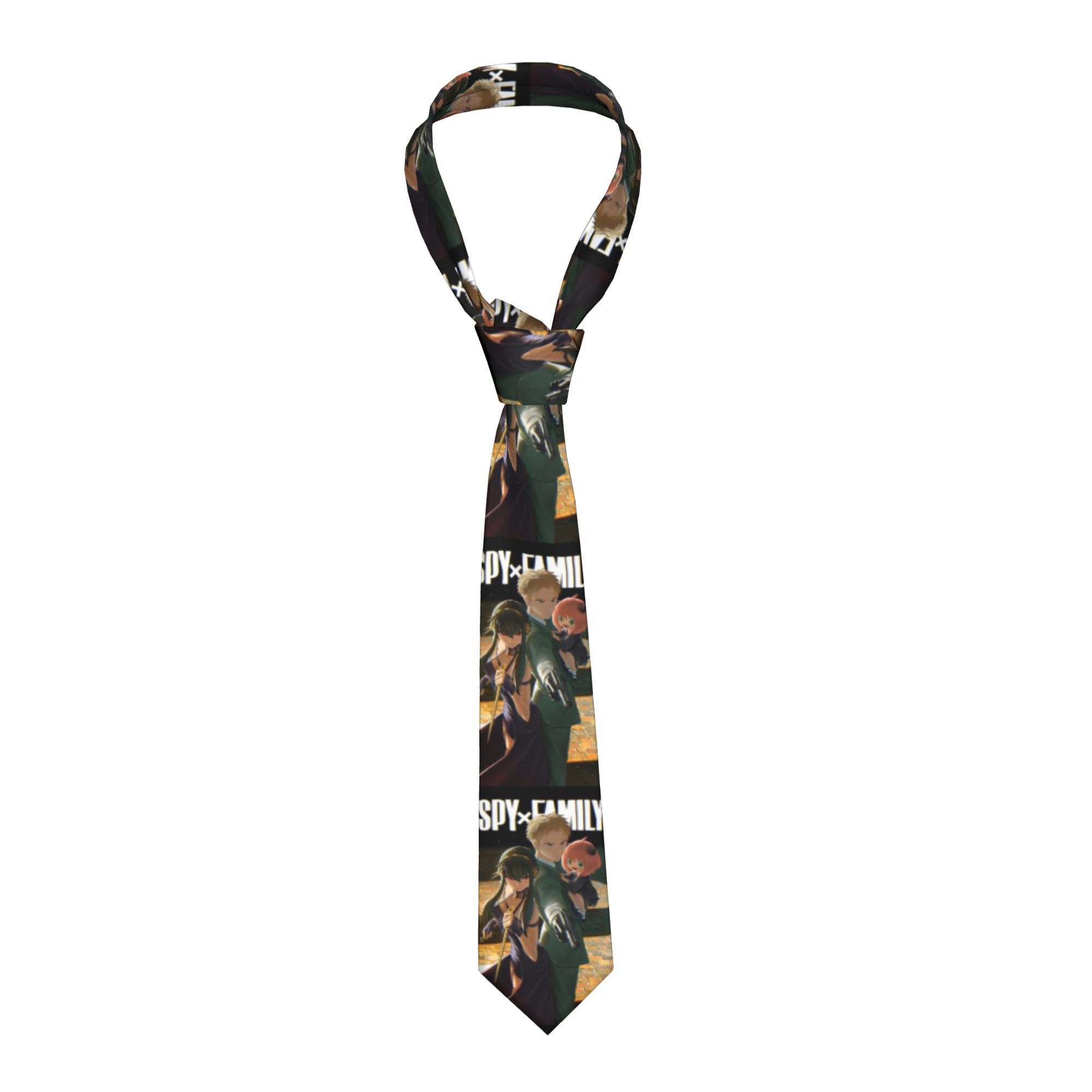 Spy X Family Necktie Unisex Sk – Skinny Tie Men recenzja i cena
