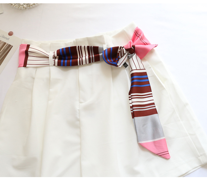 TOP Small Long Silk Neckerchie – Silk Tie Striped recenzja i cena