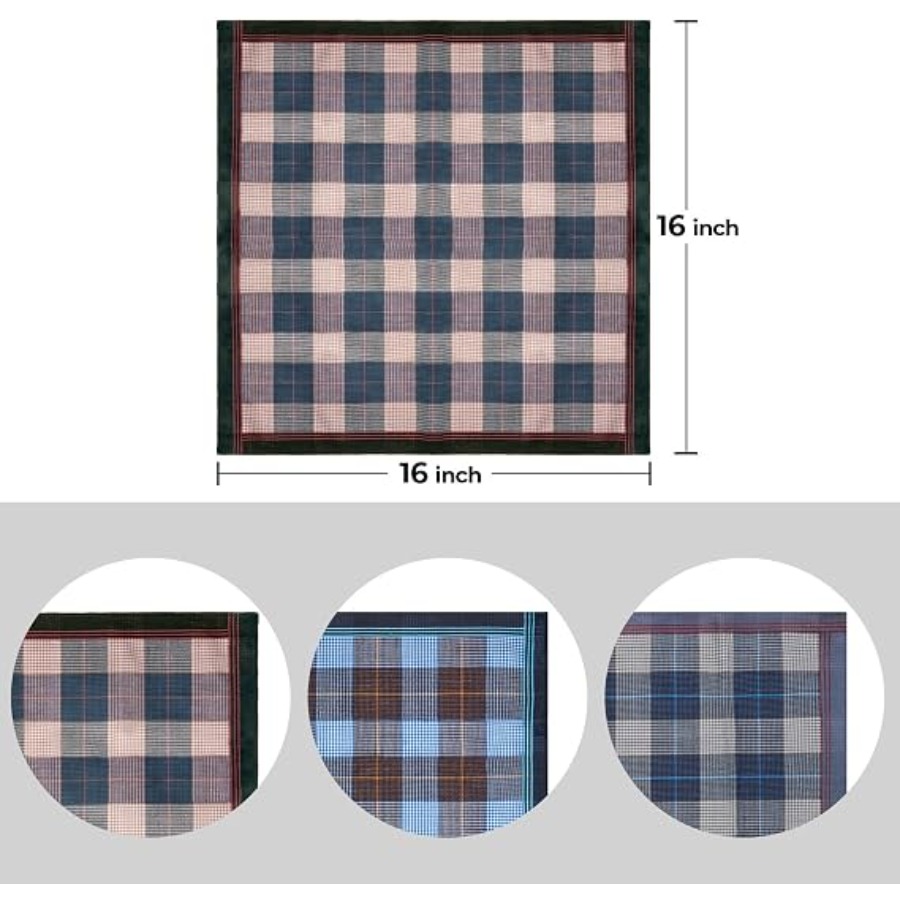 Handkerchiefs for Men, 12PCS 1 – Handkerchief Cotton Men recenzja i cena