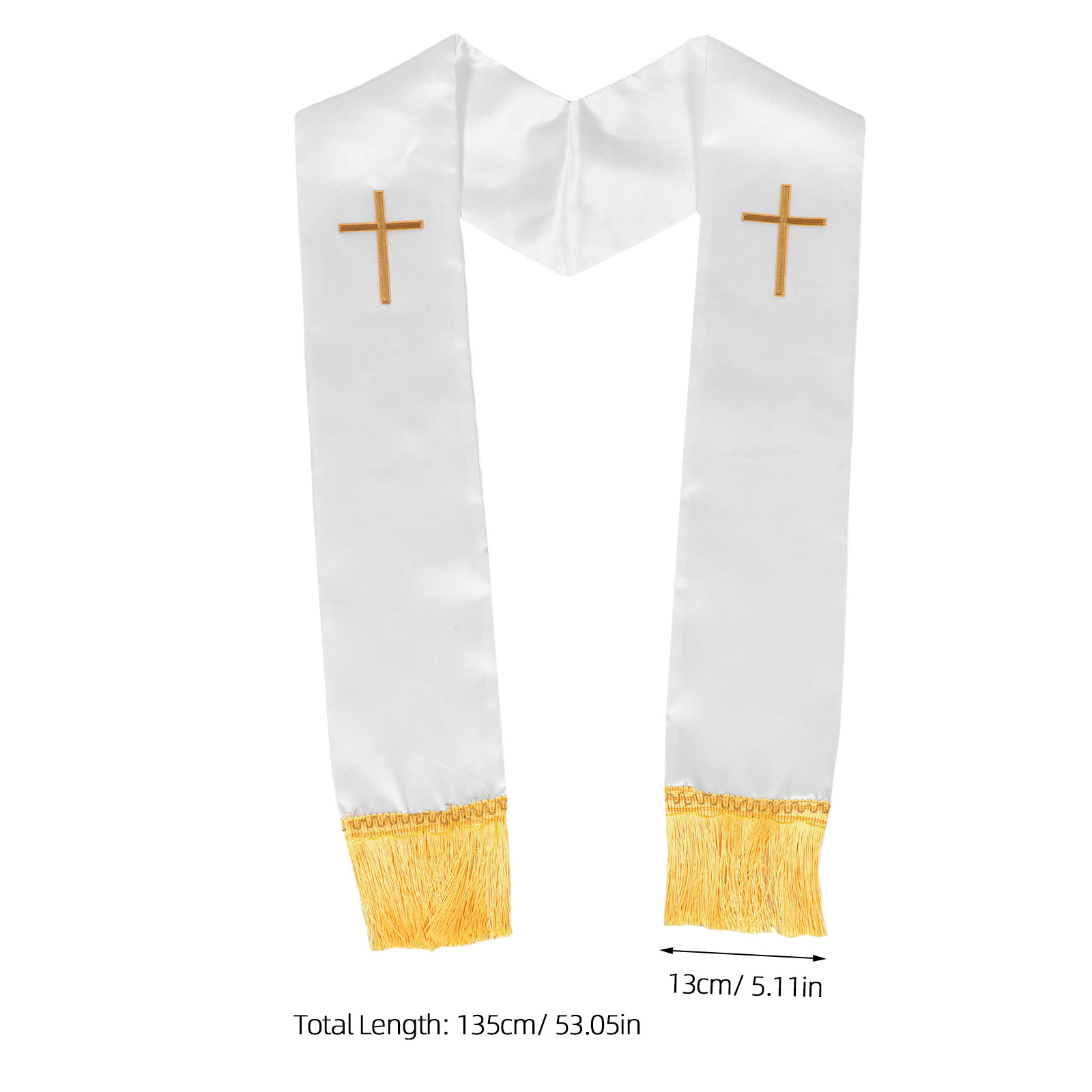 Clergy Stole Embroidered Cross – Stole Wedding Shawl recenzja i cena