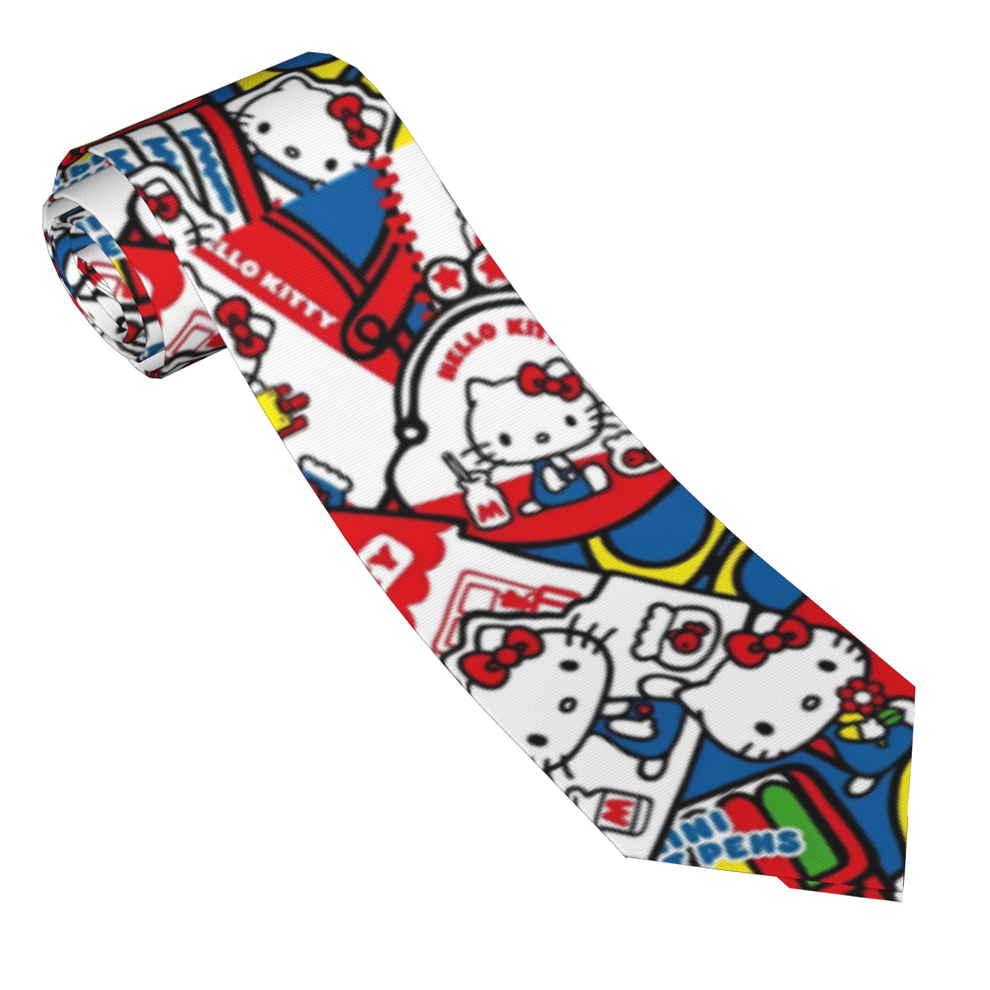Hello Kitty Colorful Neckties  – Skinny Tie Men recenzja i cena