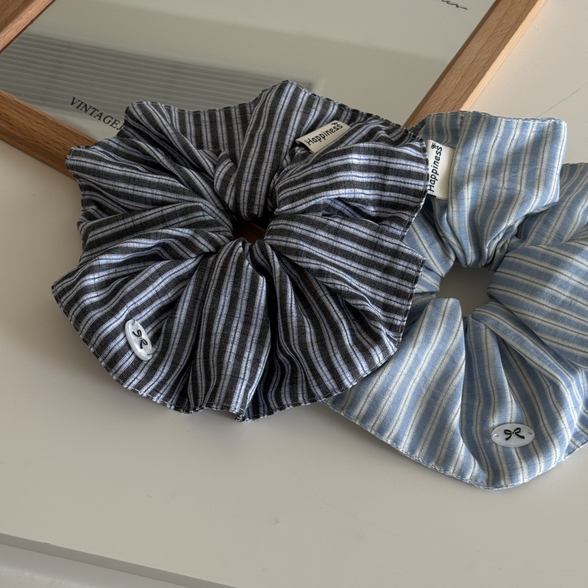 Korea Fashion Stripe Hair Rubb – Silk Tie Striped recenzja i cena